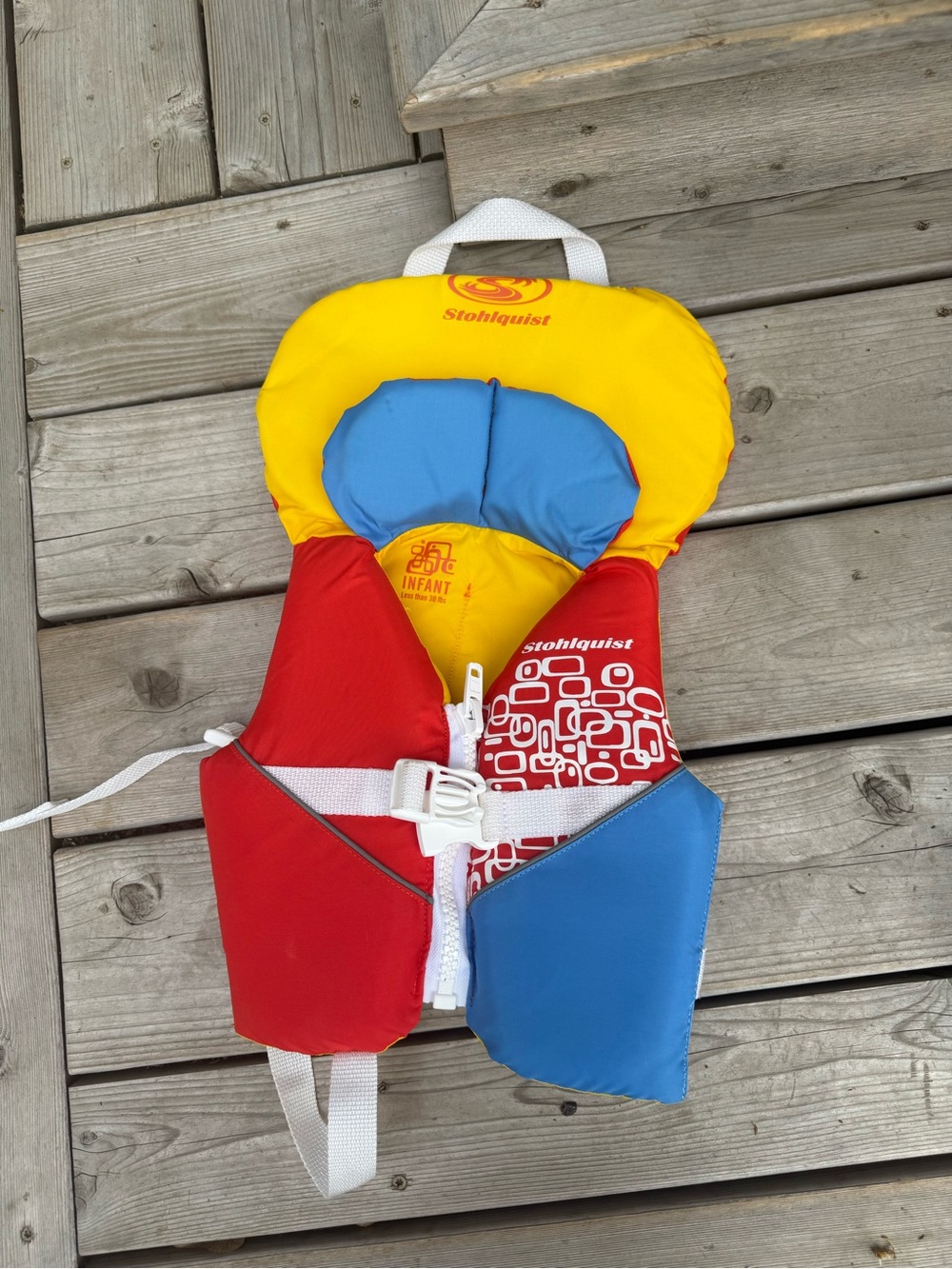 Infant Life Jacket - Red/Blue/Yellow - Kids